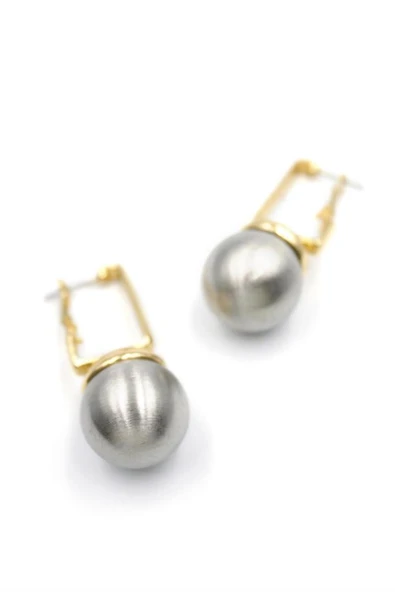 Top Küpe - Gümüş ürün görseli 1