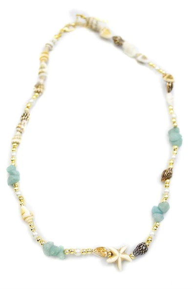 Deniz Yıldızı Kolye - Su Yeşili - 2