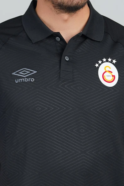 Galatasaray  Orijinal Umbro 5 Yıldız Siyah Spor T-Shırt TF0168 - 2