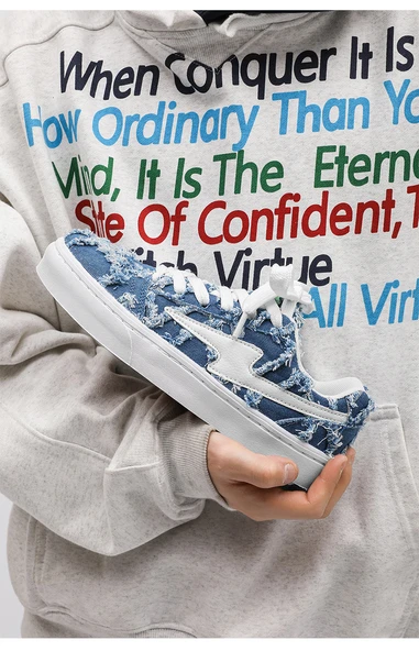 Erkek Günlük Spor Ayakkabı (Kot Mavisi) - Resim 11