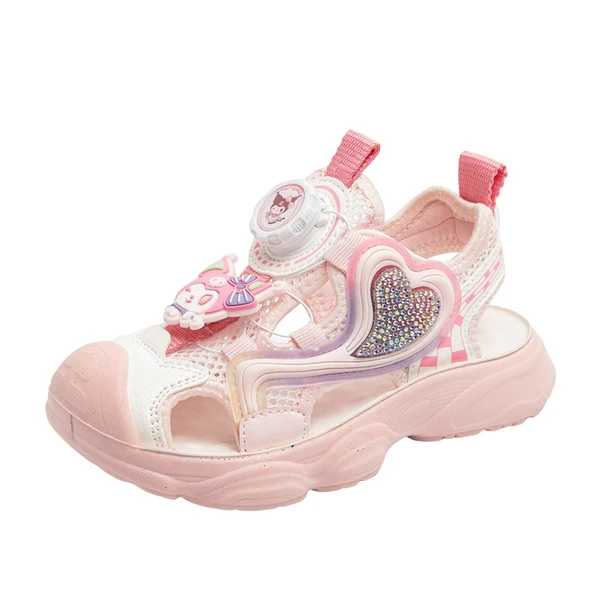 Kız Çocuk Yazlık Terlik Sandalet (Pembe)