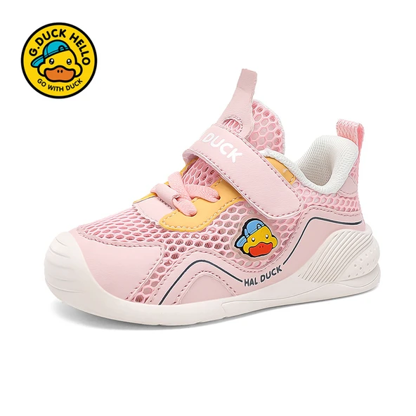 Unisex Bebek Yürüme Ayakkabısı - Yazlık - Nefes Alabilir (Pembe)
