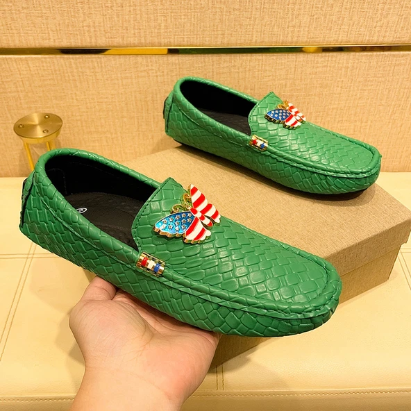 Erkek Loafer Ayakkabı (Beyaz - Siyah - Pembe - Sarı - Yeşil)