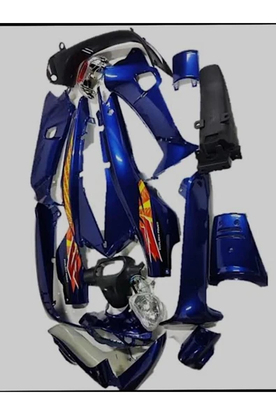MOTOSCOPE ÇELİK / KALİPSO KAPORTA SETİ + FAR / STOP ( GRENAJ SET ) KIRMIZI / MAVİ / SİYAH