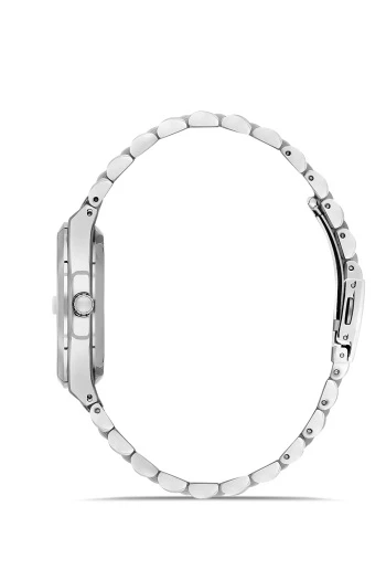 Ferro F11386A-A6 Quartz Çelik Gri Yeşil Kadran 40 mm Erkek Kol Saati - 3