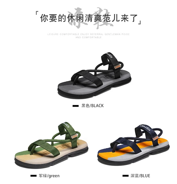 Erkek Terlik Sandalet (Siyah) - Resim 10