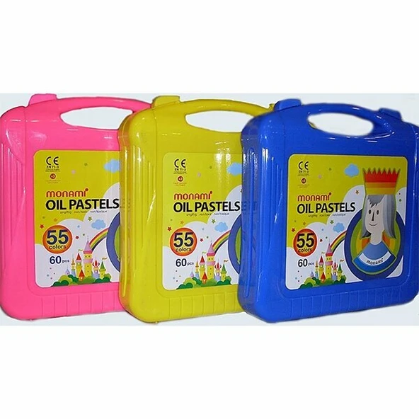 Monami Pastel Boya 55 Renk 60'lı Kutu