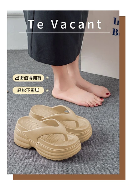 Kadın Yüksek Topuklu Terlik Sandalet (Kahverengi) - Resim 8