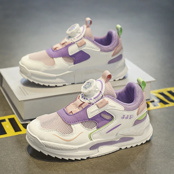 Unisex Çocuk Günlük Spor Ayakkabı (Haki) - Resim 2