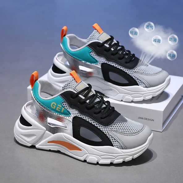 Unisex Çocuk Fileli Spor Ayakkabı (Milan)