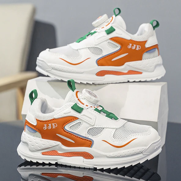 Unisex Çocuk Günlük Spor Ayakkabı (Haki) - Resim 5