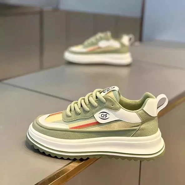 Unisex Spor Ayakkabı (Beyaz - Yeşil)