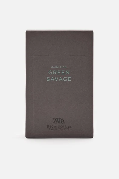 ZARA GREEN SAVAGE EDT 90 ML (3,04 FL.OZ) - Resim 5