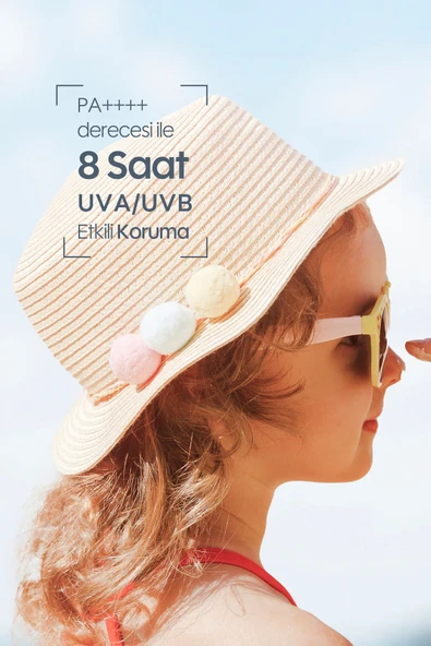 SPF 50 Çocuk Güneş Kremi Suya Dayanıklı Yağsız Görünüm Yüksek UVA/UVB Koruyucu (100 ml) - 5