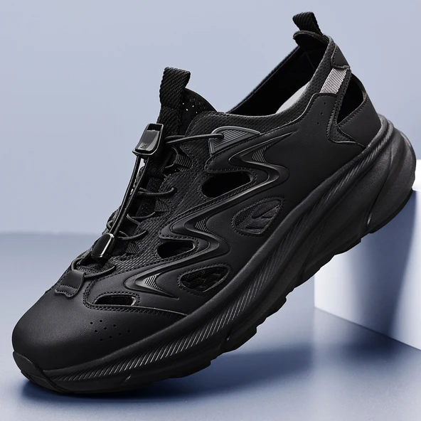 Erkek Outdoor Spor Sandalet (Siyah)