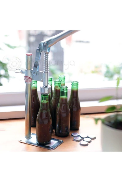 Morpanya Şişe Kapağı Aleti Gazoz Soda Kapatma Makinası Kapak Sıkma Makinesi Soda Kapağı Aleti TK873