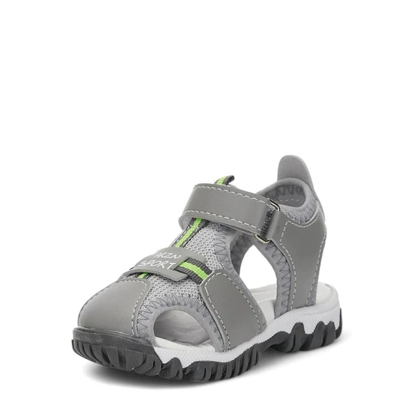 Papuçcity Arzen 03221 Ortopedik Erkek Çocuk Önü Kapalı Sandalet Ayakkabı - Resim 2