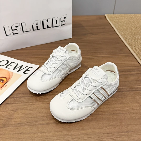 Unisex Spor Ayakkabı (Gümüş)