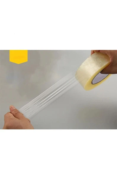 Morpanya Şeffaf Koli Bantı 45 mm x 100 Metre Paketleme Bandı 6 Adet - 6