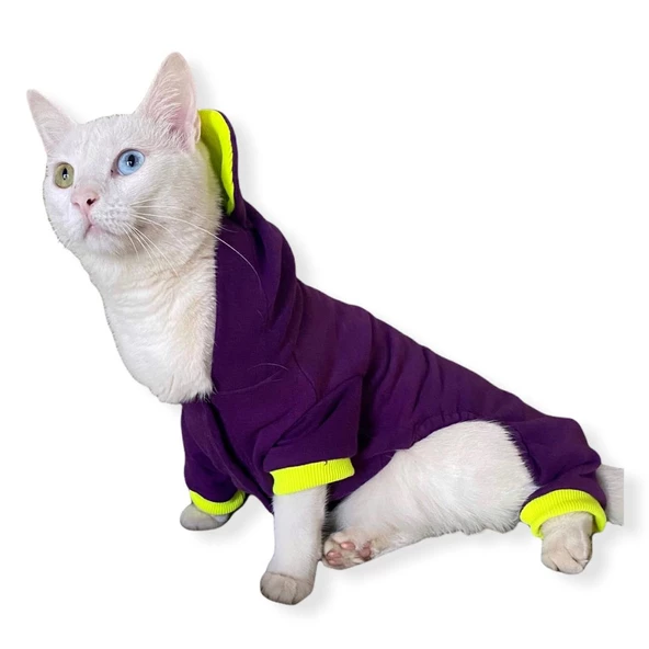 Bunny Pom Kulaklı Kedi Tulumu,Kıyafeti - Resim 6