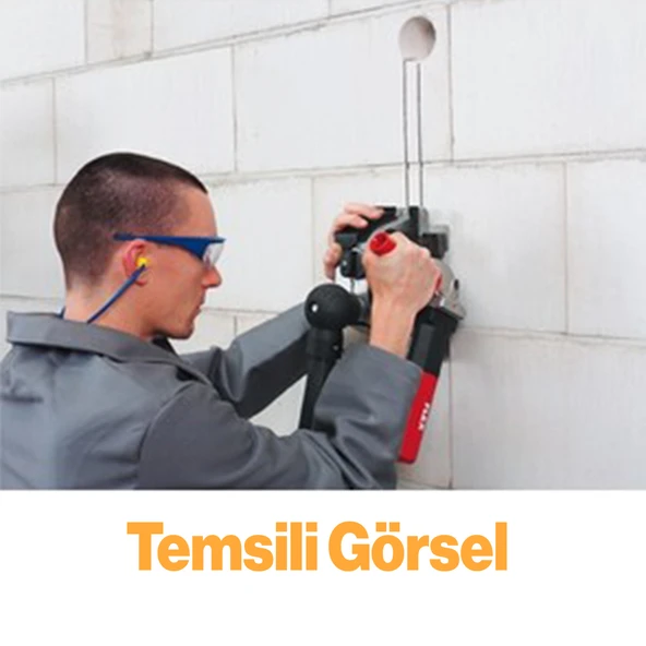 Elektrikli EX-75121 Kazımalı Tozsuz Duvar Kanal Açma Kesme Makinesi 1450 W Beton Kesici 1800 Devir - Resim 2
