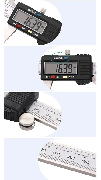 Kumpas - Dijital Kumpas 0,01 mm - 150mm 6inc - 3