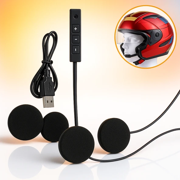 BT11 Bisiklet-Motosiklet Motosiklet Bluetooth Kask Kulaklığı - 2