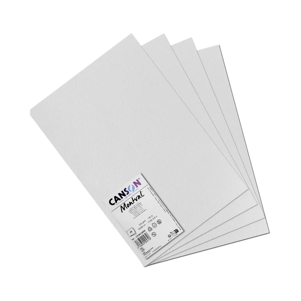 Canson Montval 35x50 300 gr Dokulu Soğuk Pres Sulu Boya Kağıdı