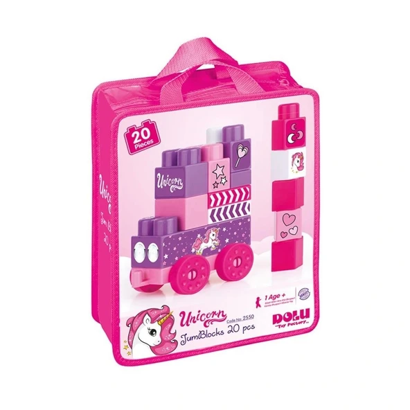 Nessiworld 2550 UNICORN ÇANTALI MEGA BLOK 20 LI ürün görseli 1