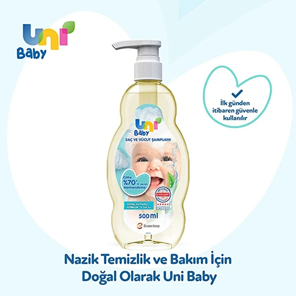 Uni Baby Saç Ve Vücut Şampuan 500 ml - 2