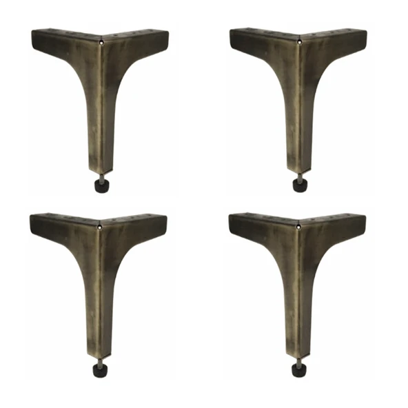 4 Adet Klas Ayak Metal 17 cm Antik Mobilya Koltuk Ayağı