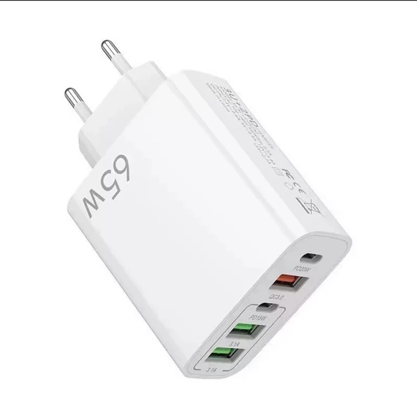 YK Design YK-SR104 65W Şarj Başlığı 3 USB + 2 PD - 2