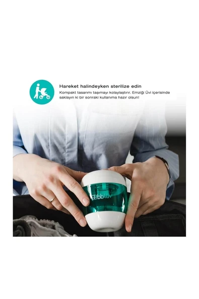 Bblüv Üvi 4in1 UV Portatif Sterilizatör  Yeşil - 2