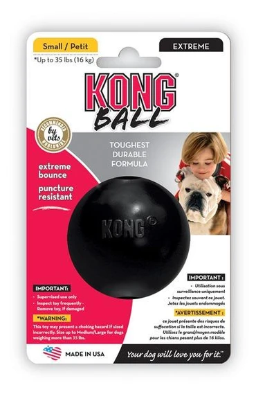 Kong Extreme Top Şeklinde Isırma Oyuncağı Ultra Sert S