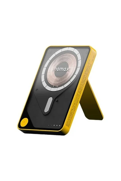 MOMAX Power X Pro Magnetic Wireless 5000mAH YELLOW