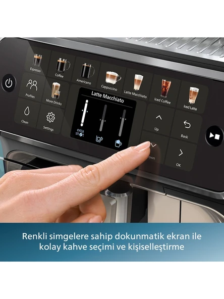 Philips 5500 Serisi LatteGo EP5547/90 Tam Otomatik Espresso Makinesi - 3