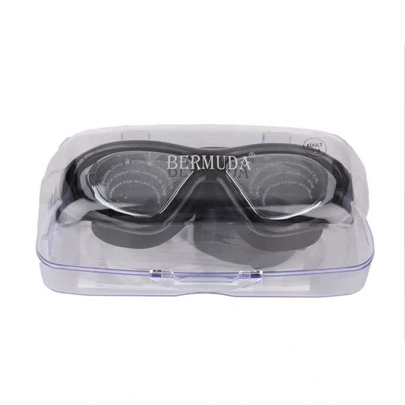 Nessiworld KZLD-AF2800 Bermuda Aynalı Sörf Yüzücü Gözlüğü ICB12 - Resim 5