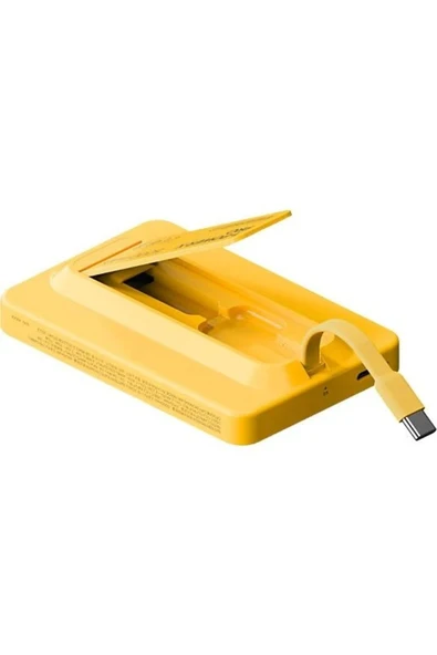 MOMAX Power X Pro Magnetic Wireless 5000mAH YELLOW - 2