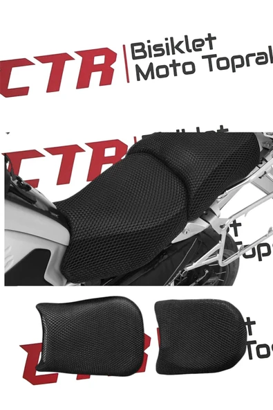 MOTORSİKLET SELE KILIFI 3D ÇİFT KATLI FİLELİ BAJAJ PULSAR RS / NS 200 NK