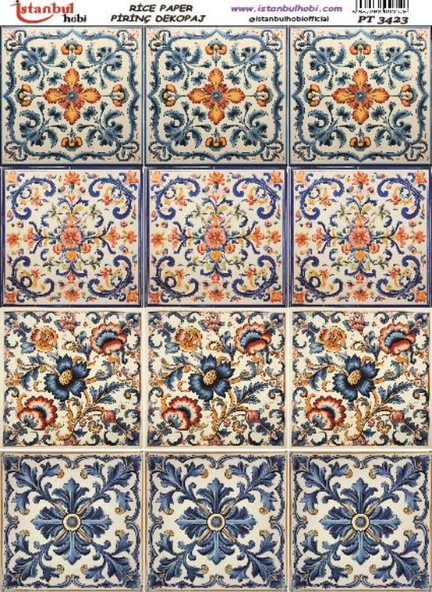 İstanbul Hobi Mozaik Desenli Pirinç Dekopaj pt3423