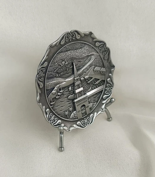 Magnet Mıknatıslı Standlı Ayaklı Metal Tabak Ofis Ev Masa Üstü Dekor - 4