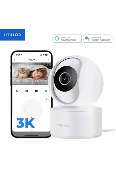 IMILAB C22 3K 360° İç Mekan Güvenlik Kamerası