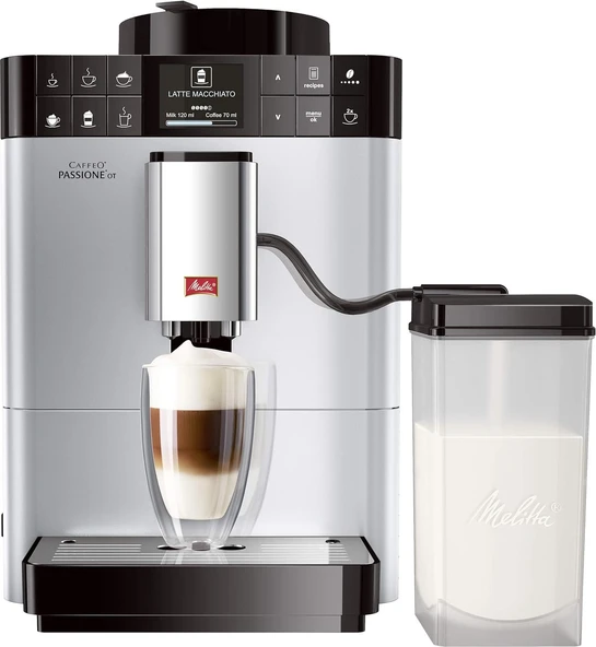 Melitta Caffeo Passione OT Tam Otomatik Kahve Makinesi Siyah Gümüş