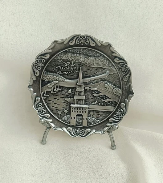 Magnet Mıknatıslı Standlı Ayaklı Metal Tabak Ofis Ev Masa Üstü Dekor - 3