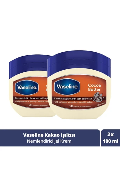 Vaseline Cocoa Butter Nemlendirici Jel 100 Ml x 2 Adet