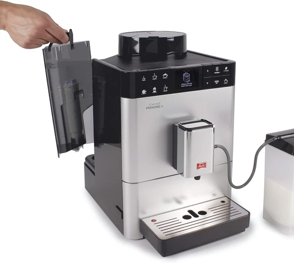 Melitta Caffeo Passione OT Tam Otomatik Kahve Makinesi Siyah Gümüş - 6
