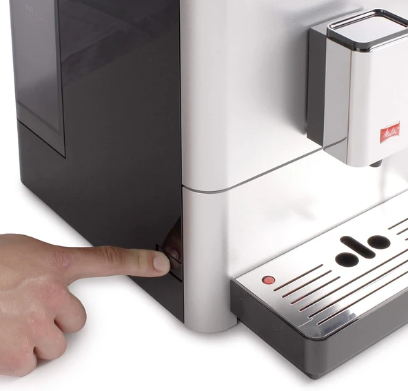 Melitta Caffeo Passione OT Tam Otomatik Kahve Makinesi Siyah Gümüş - 4