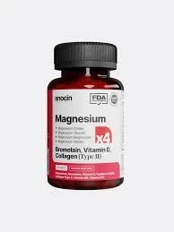 Anocin Magnezyum X4 Complex CitrateTaurate Bisglycinate Malate Bromelain Hyaluronik Asit D+ B12 + B6 30 Tablet ürün görseli