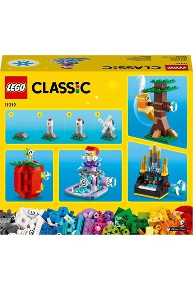 LEGO Classic Yapım Parçaları ve Fonksiyonlar 11019 - 5 Yaş ve Üzeri İçin Yapım Seti (500 Parça)