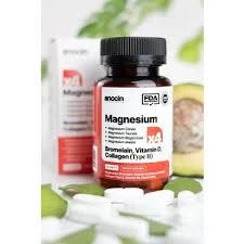 Anocin Magnezyum X4 Complex CitrateTaurate Bisglycinate Malate Bromelain Hyaluronik Asit D+ B12 + B6 30 Tablet - Resim 2